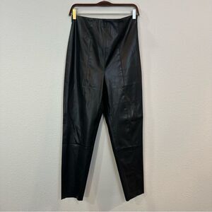 Zara Faux Leather Skinny Pull On Pant 194